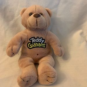 Teddy Grahams Yummy Honey Promo Teddy Bear Beanie Stuffed 7” Plush